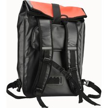 Sacoche de vélo, imperméable, rouge / noir
