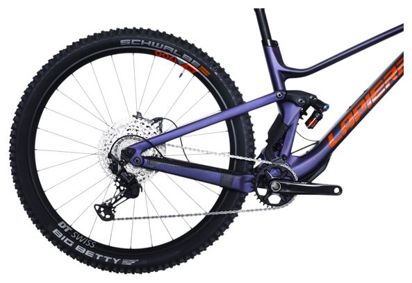 VTT tout suspendu Lapierre Spicy CF 7.9 Shimano Deore XT 12V 29'' Carbone Violet / Or / Orange 2023 - Vélo d'Exposition