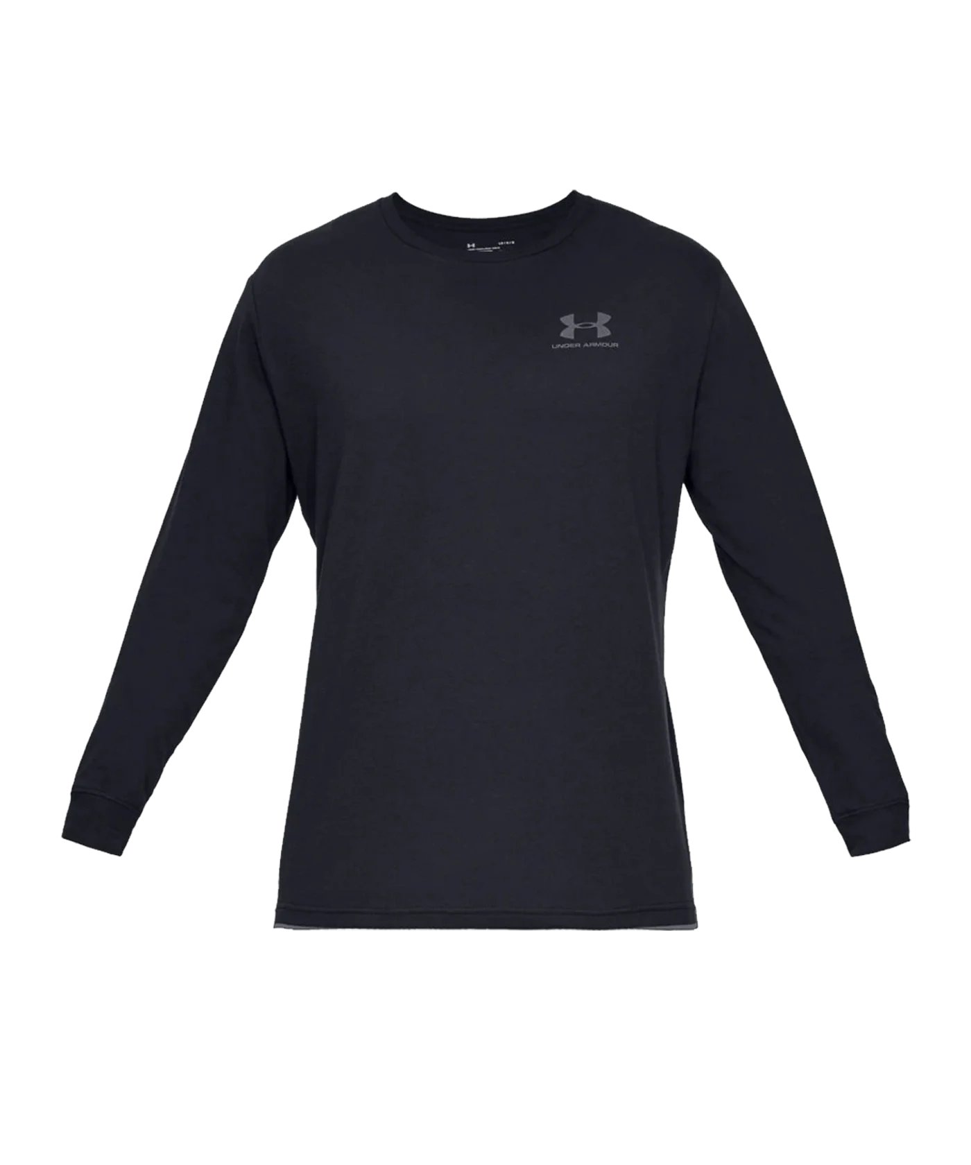 Under Armour Chest Longsleeve Shirt Schwarz F001
