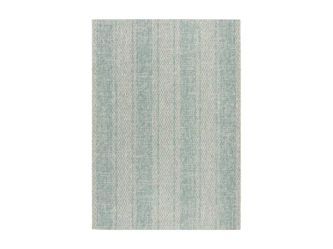 Tapis Light Grey & Aqua 201 X 290 cm - Rafal