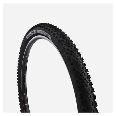 Pneu VTT Rockrider Fast 900 Light 29 Tubeless Ready Souple Noir
