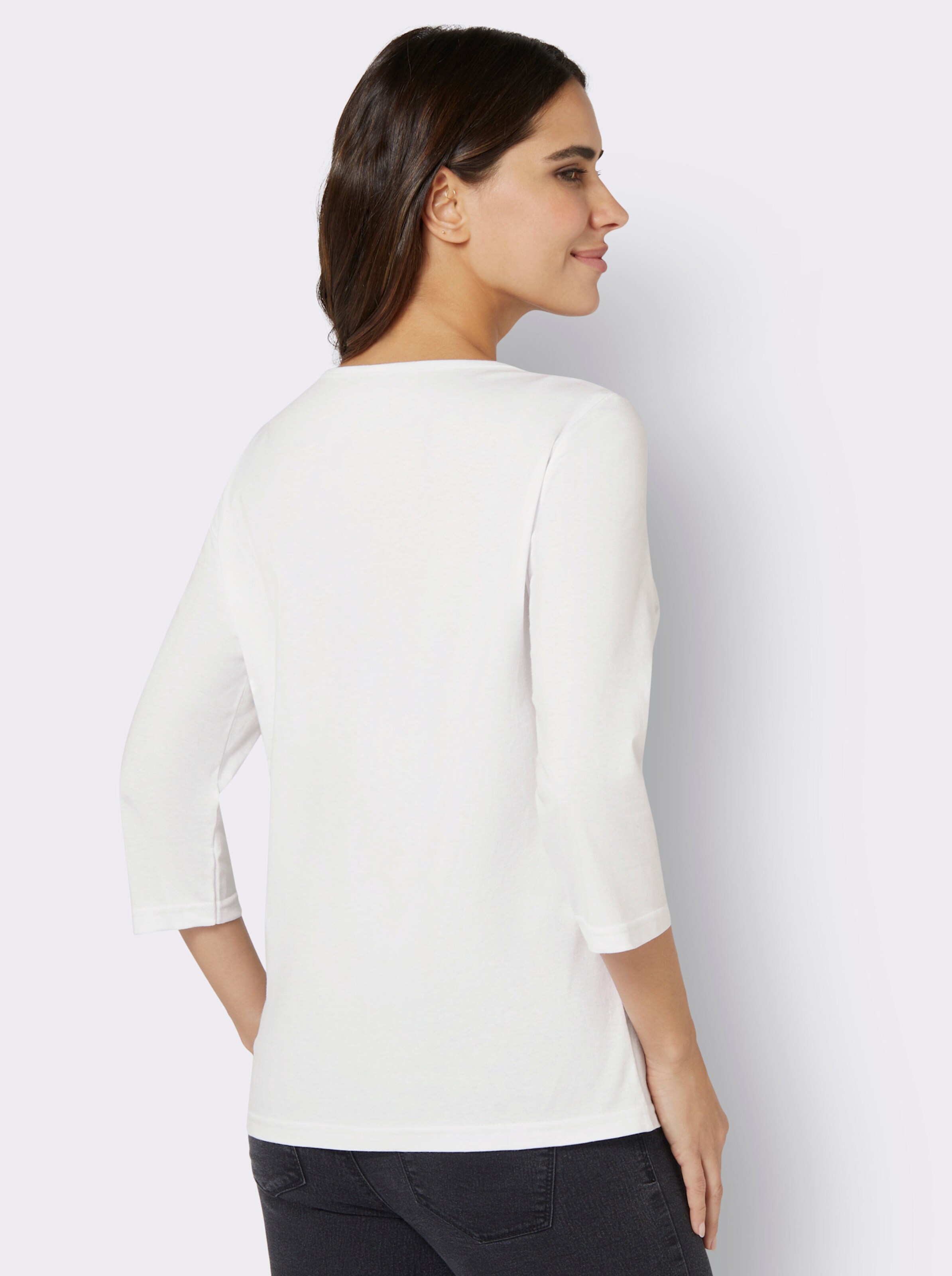 Rundhals-Shirt
