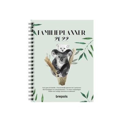 Brepols - agenda de famille - 2022 - 168 x 220 mm