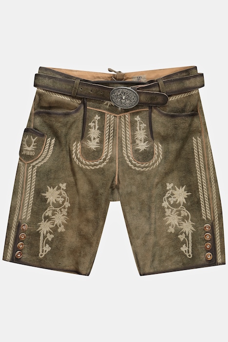 Trachtenhose, Tracht, Ziegenleder, traditionelle Stickereien, Gratis Ledergürtel
