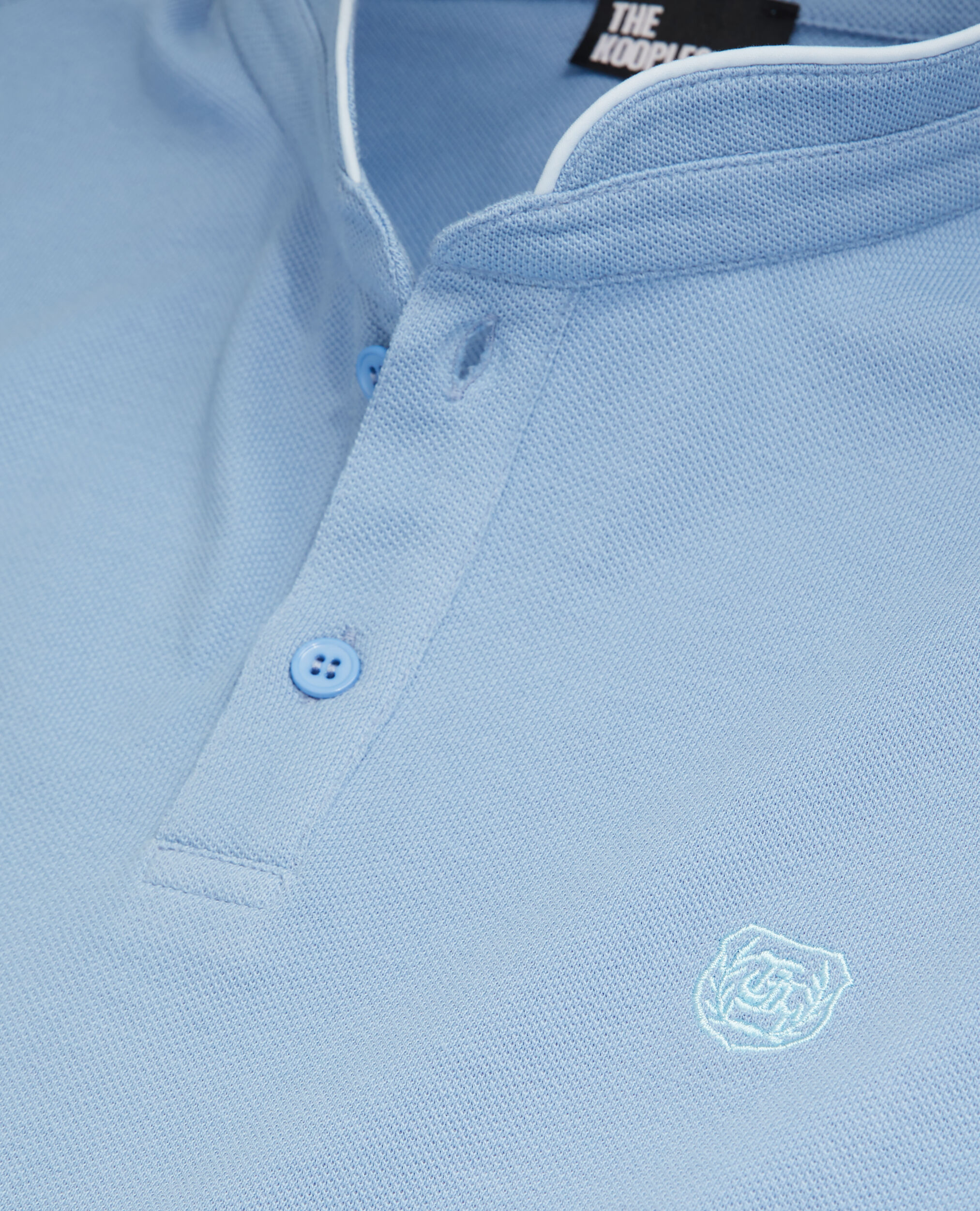 Polo col officier bleu