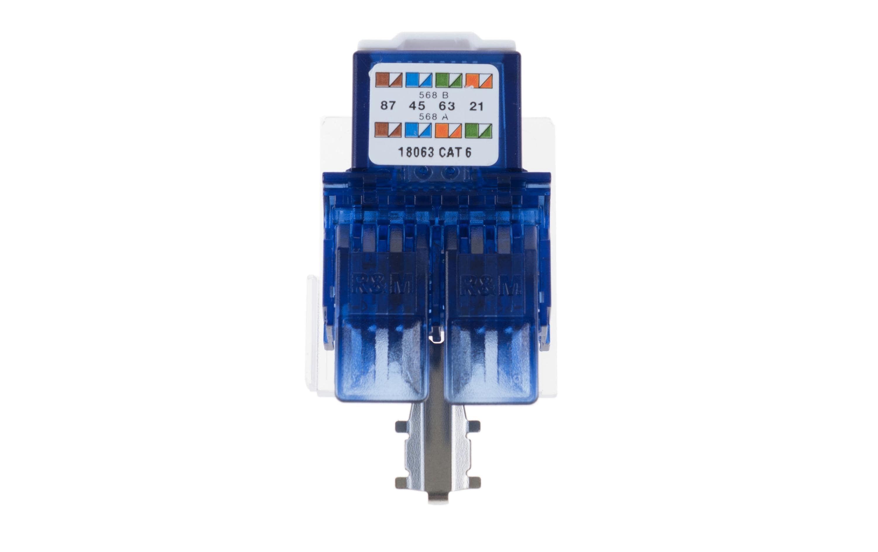 Anschlussmodul R&M freenet Cat. 6, 1x RJ45 ungeschirmtR&M freenet-Modul