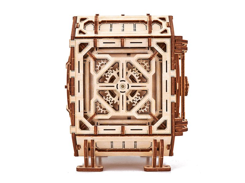 WoodTrick Bausatz Mechanischer Safe Tresor 3D Bausatz aus Holz
