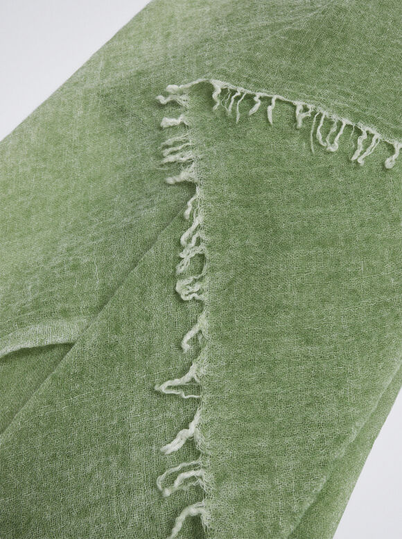 Pashmina com Lã - Verde