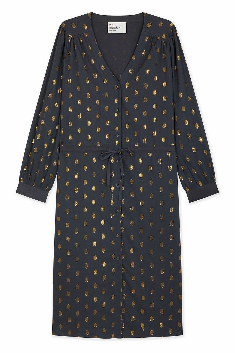 LEON & HARPER<br>Vestido midi estampado REMEDY