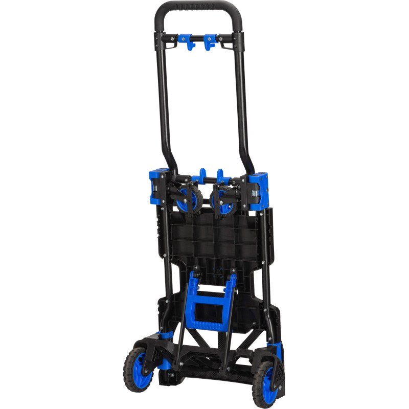 Diable chariot aluminium pliant 2 en 1 - Charge 68 kg