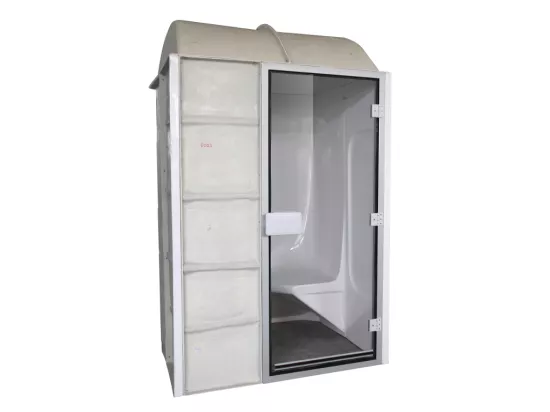 Hammam 2 places droit MYLOO avec sièges ergonomiques, contrôle extérieur et sonde de température