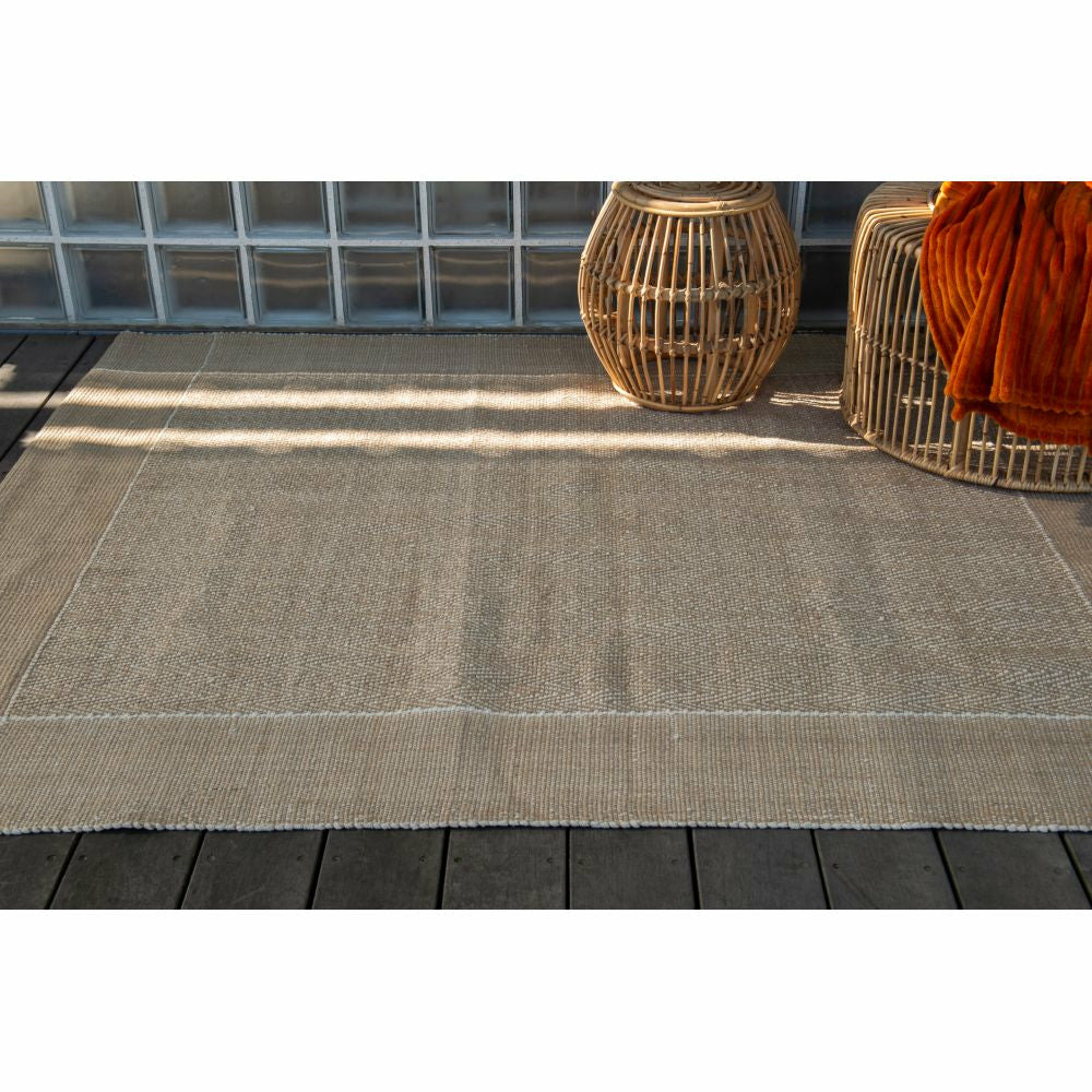 Tapis intérieur - minorque - 160 x 200 cm - marron/beige - cezare