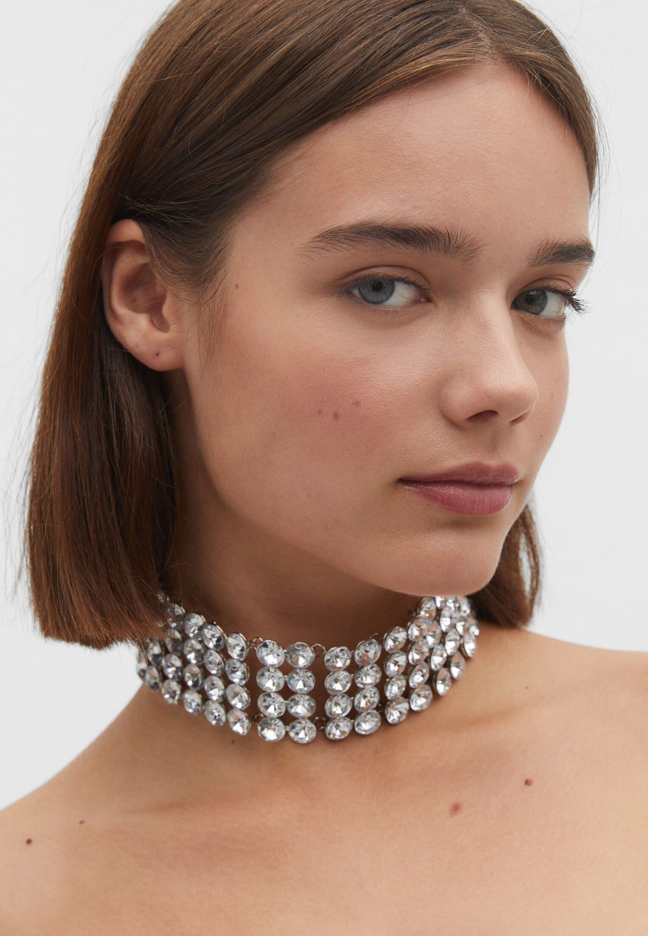 Gargantilha de strass
