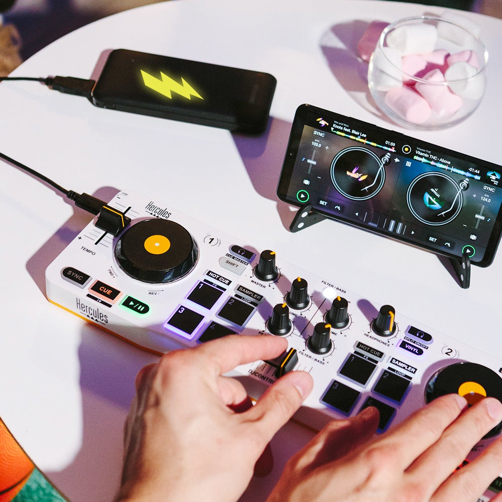 Hercules DJControl Mix Bluetooth draadloze controller voor smartphones