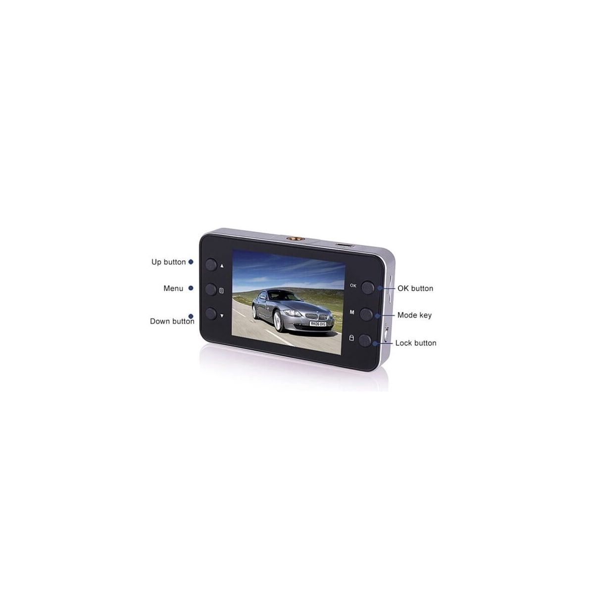 K6000 Bilkamera 2.3 Skjerm Full HD 1080P