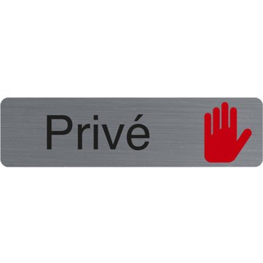 Plaque de signalisation 'Privé'