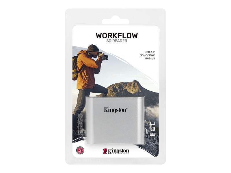 Kingston Card Reader Extern Workflow Dual-Slot SD USB3 Workflow Dual-Slot SD Kartenlesegerät