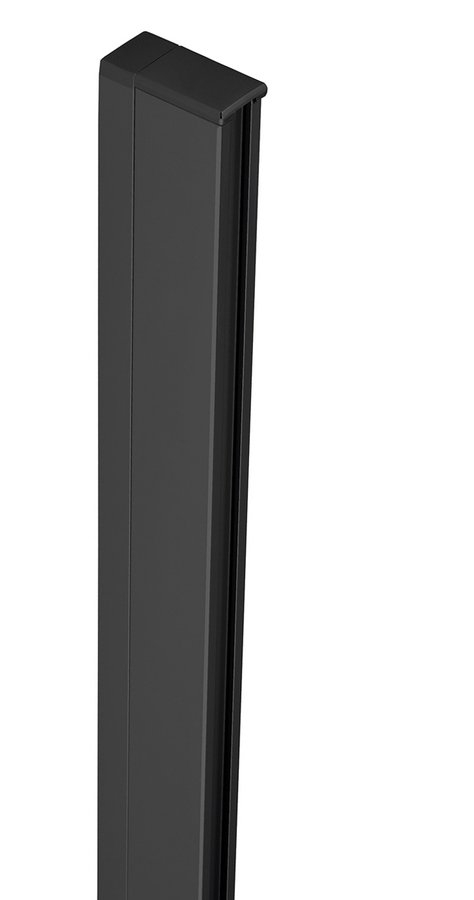 Polysan Zoom Line Black verlengprofiel voor vast wandprofiel 15mm