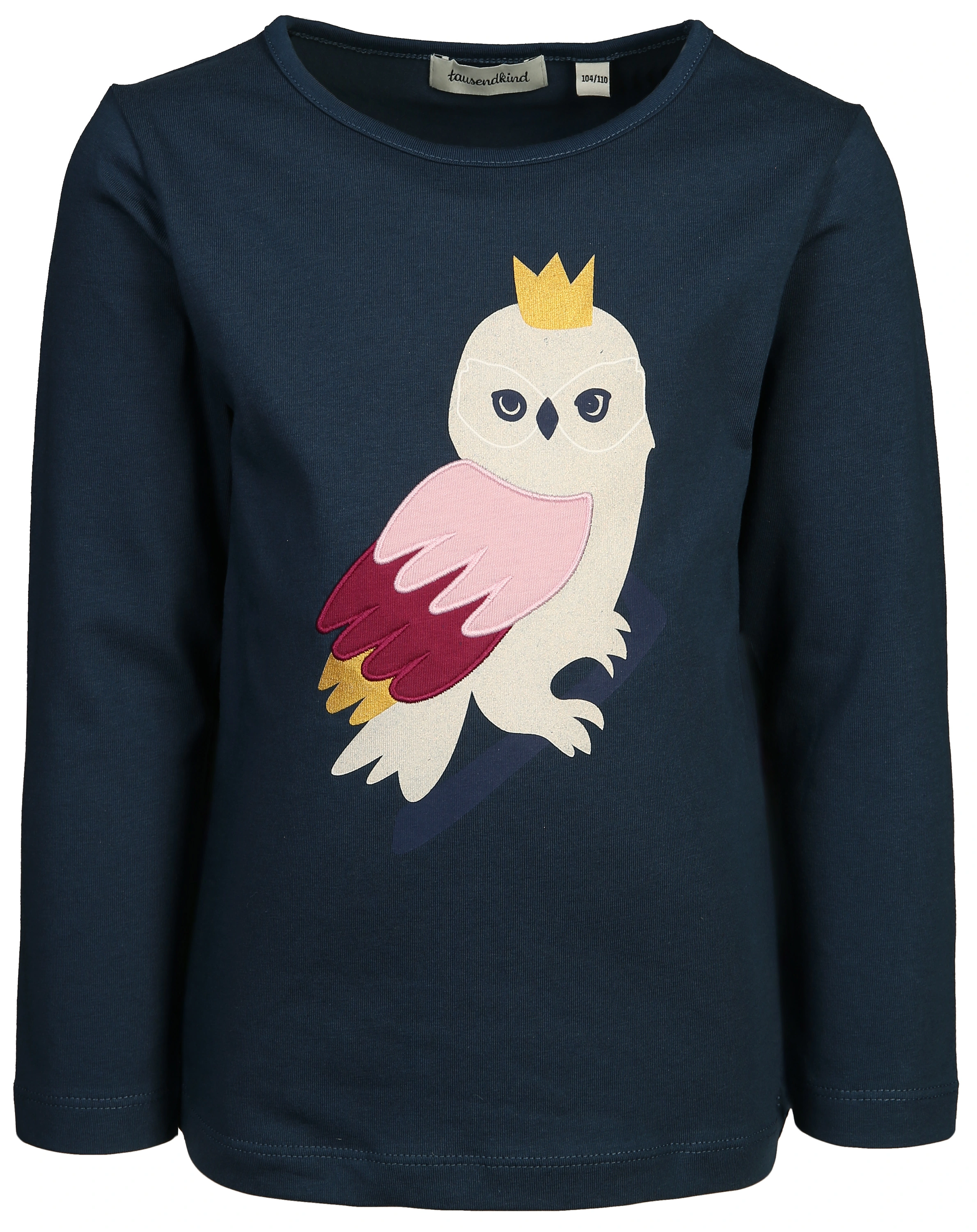 Langarmshirt ZAUBEREULE in dunkelblau