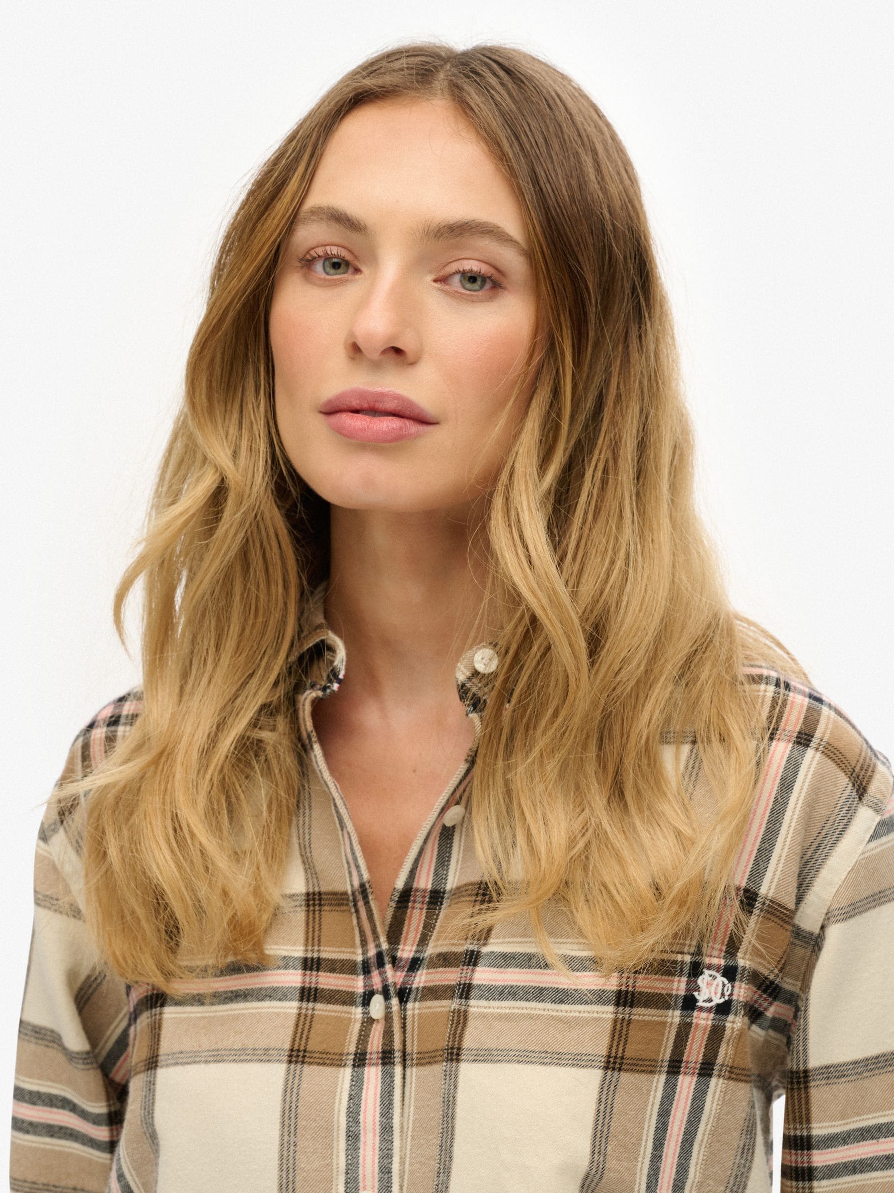 Natuurlijk - Superdry Check Flannel Boyfriend Shirt