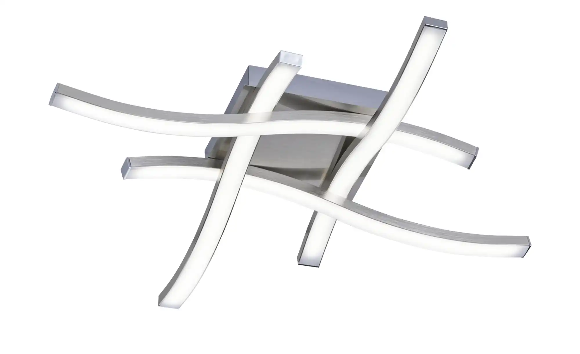 Trio LED-Deckenleuchte, 4-flammig, Nickel matt