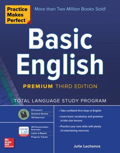 Practice Makes Perfect: Basic English, Premium Third Edition (Paperback)