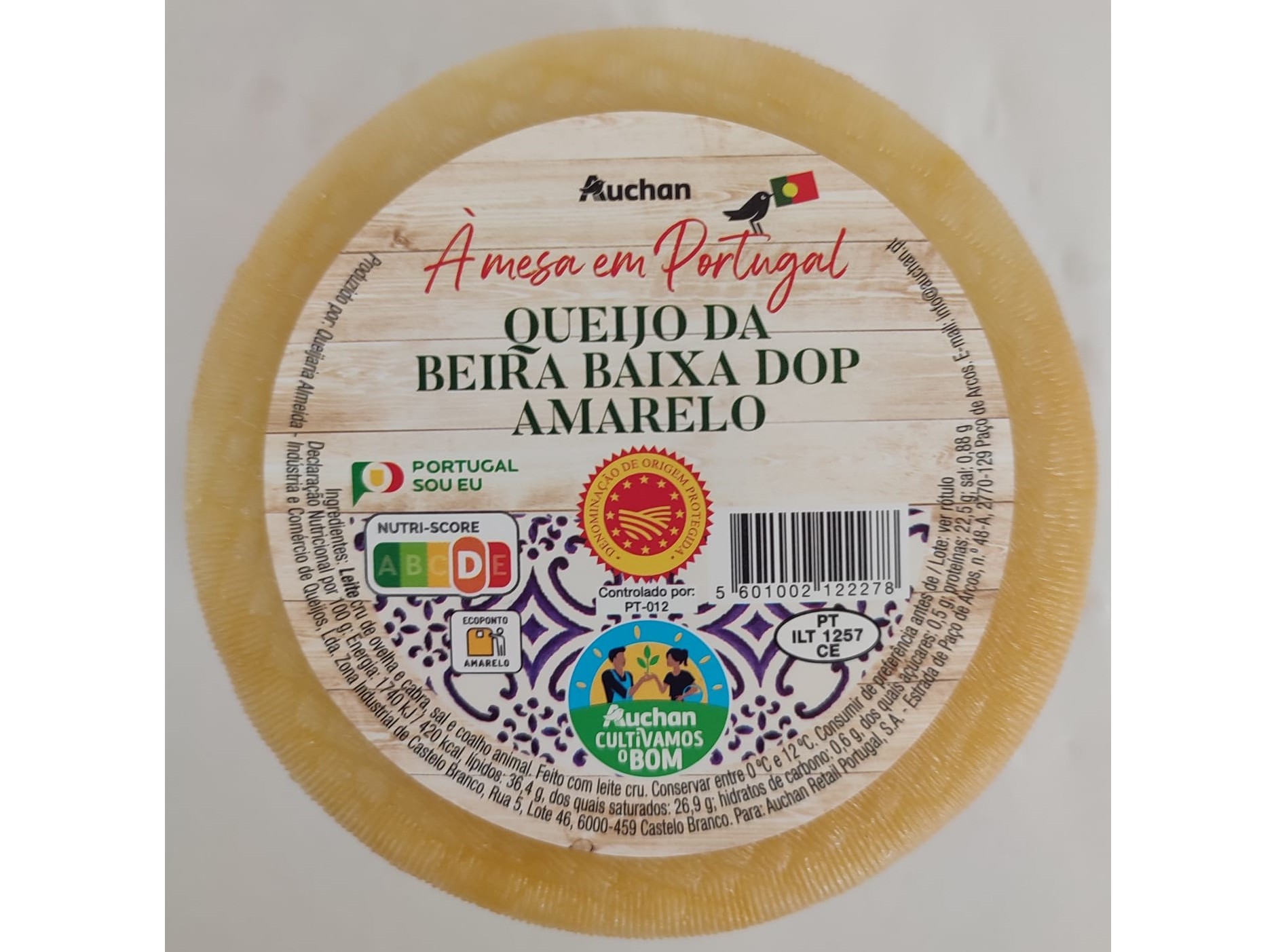 QUEIJO AMARELO BEIRA BAIXA DOP AUCHAN À MESA EM PORTUGAL CULTIVAMOS O BOM UN