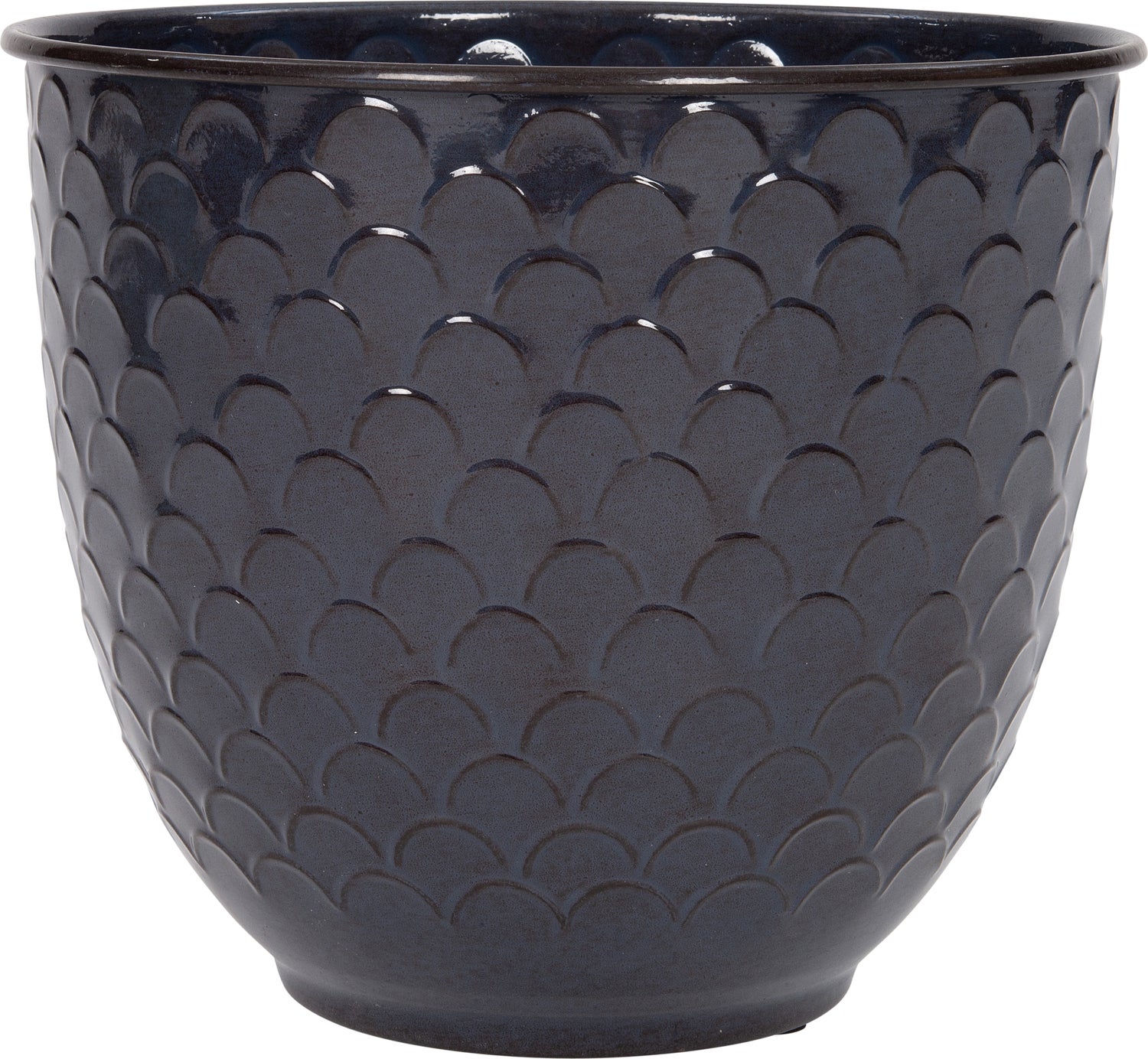 Intratuin bloempot Freddie blauw D 32 H 27 cm