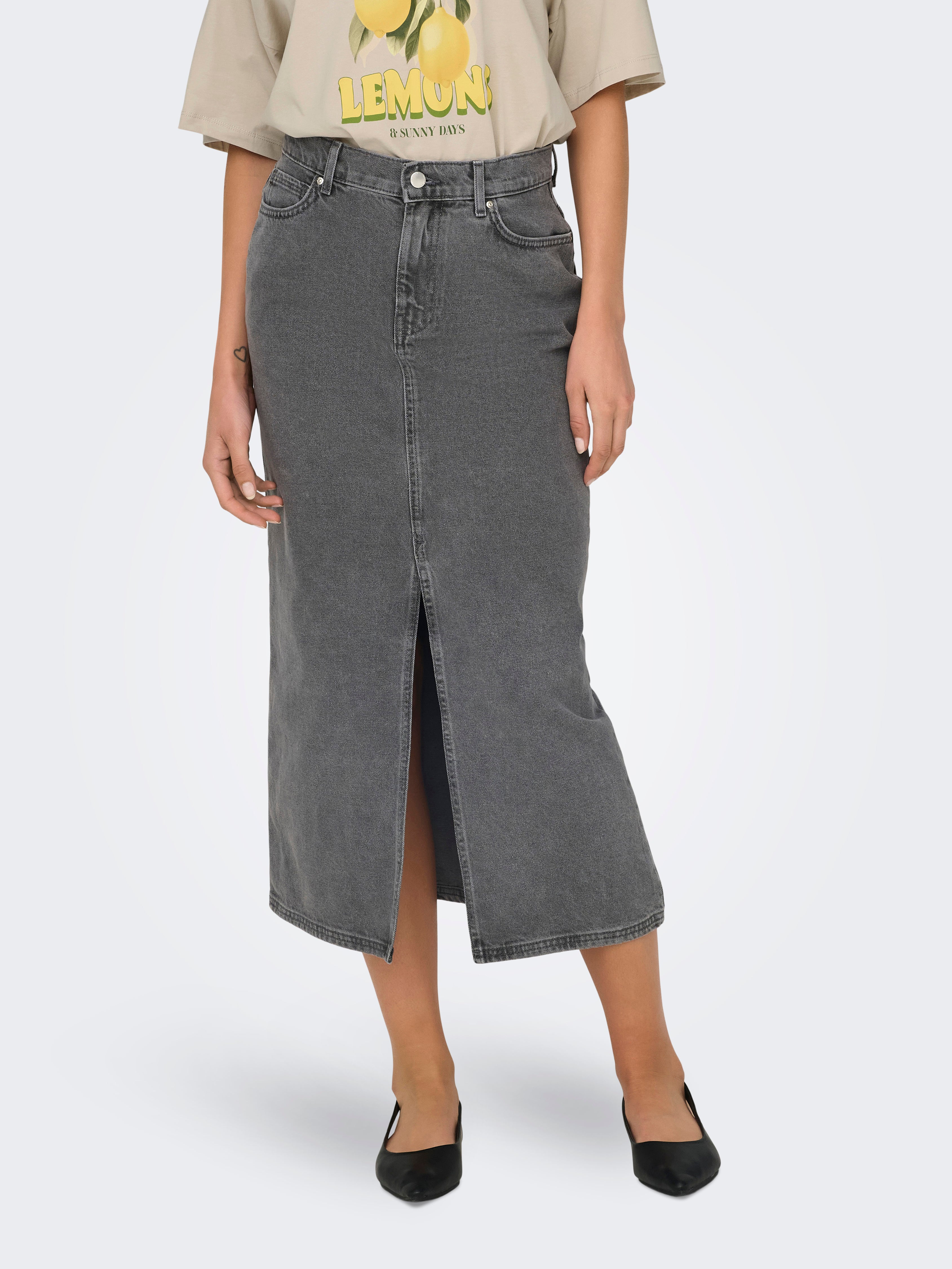 ONLSOPHIE Jeansrock Medium Grey Denim