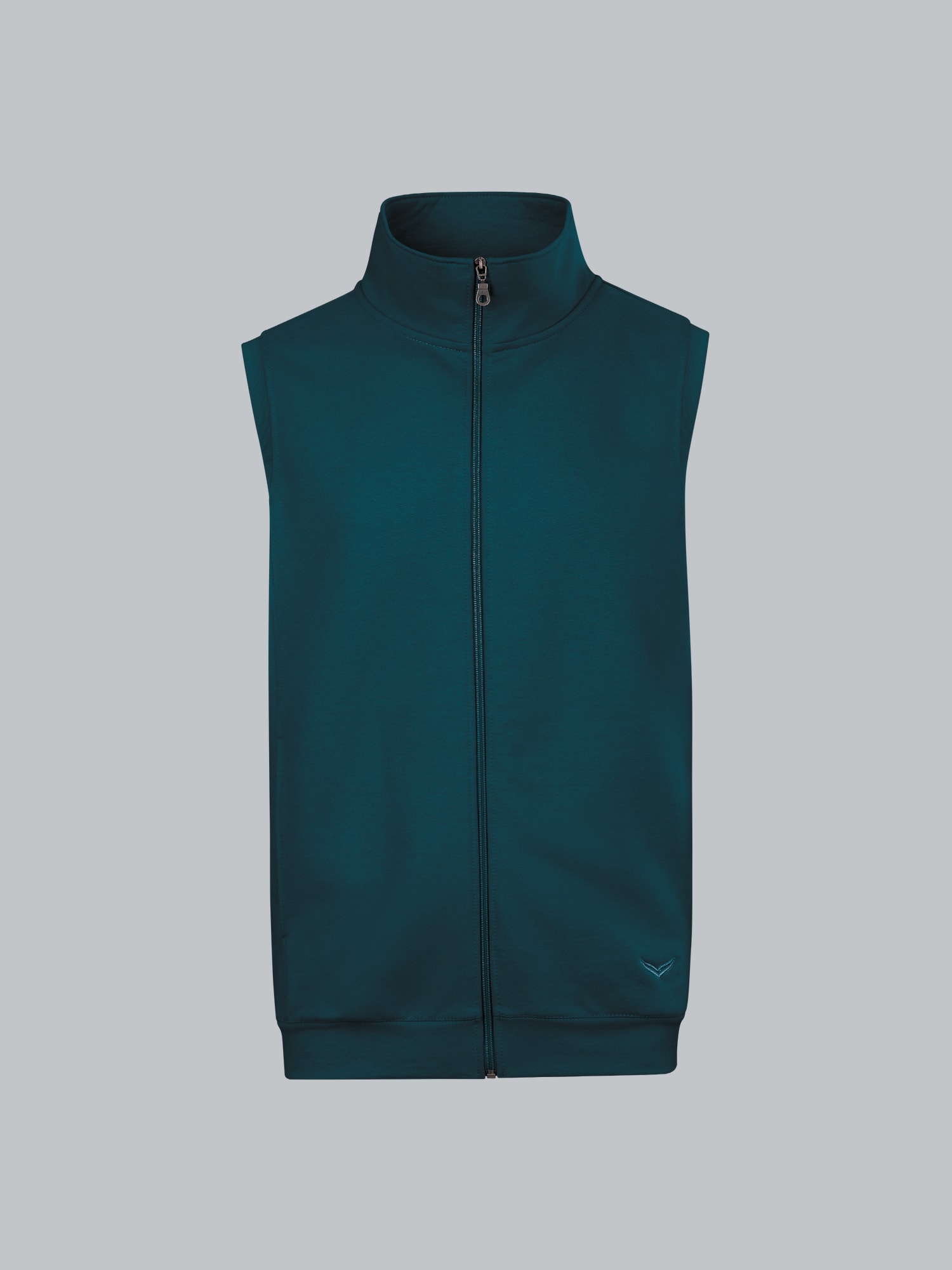 Weste aus bequemem Sweat-Material Saphir