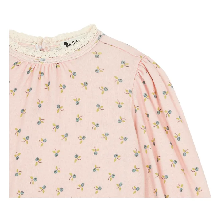 Risu Risu Robe de Nuit Coton Bio Français Mila | Rose pâle