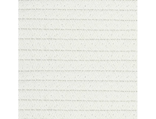 VIDAXL - Panier à linge gris et blanc ø55x36 cm coton