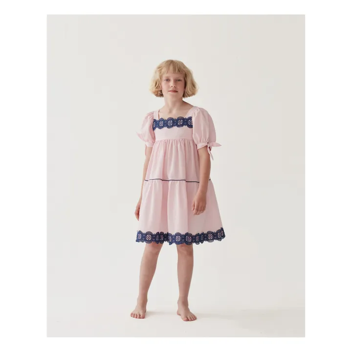 The Middle Daughter Robe Popeline de Coton | Rose poudré