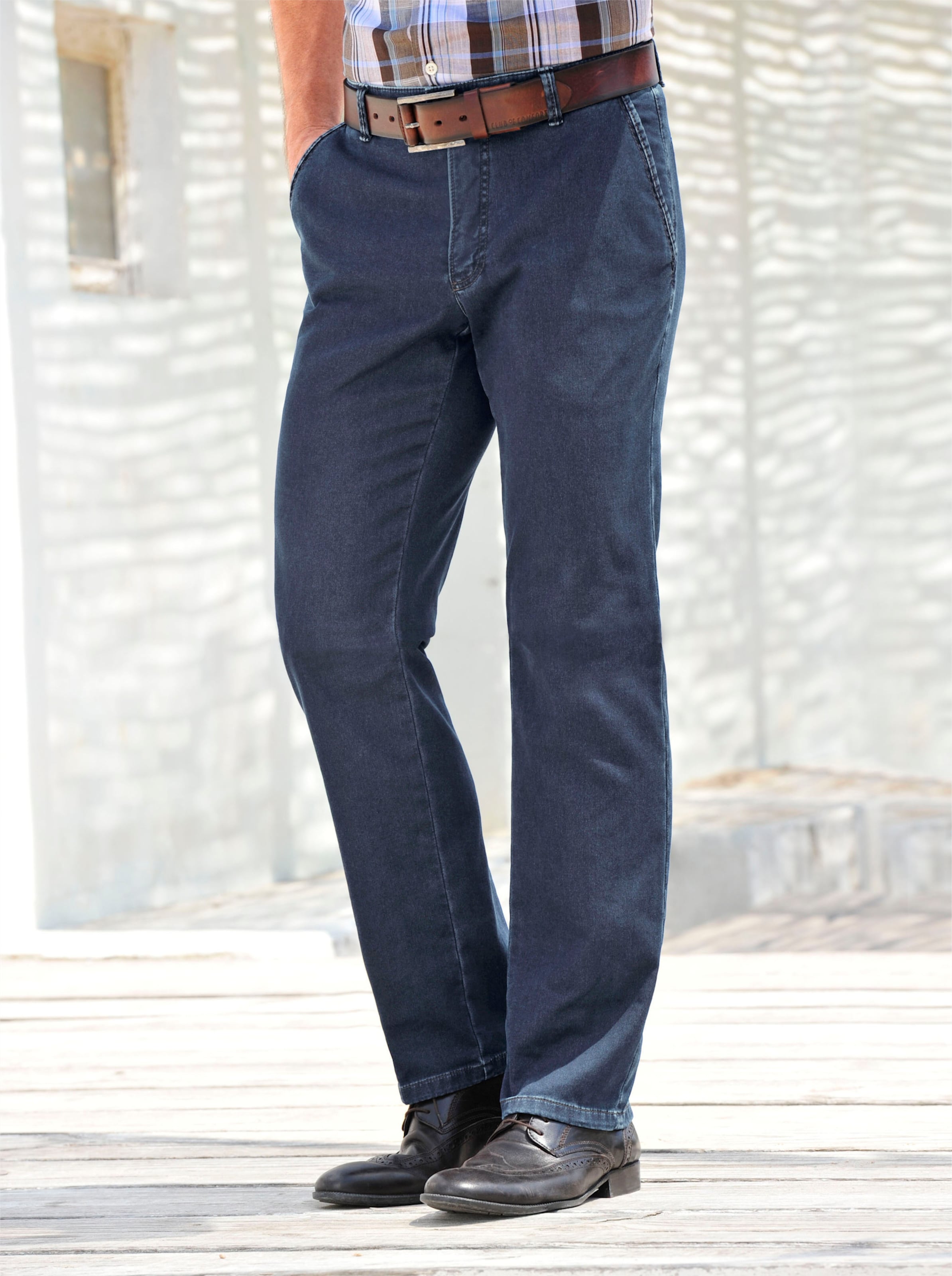Club of Comfort Jeans in blue-stone-washed