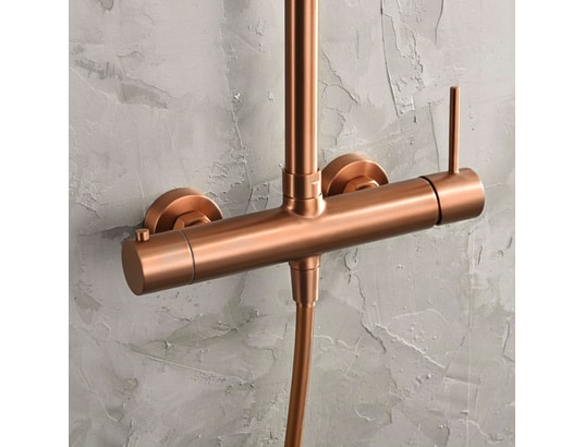 IMEX PRODUCTS - Barre et colonne de douche Colonne de douche mécanique imex monza bdm039/orc or rose br...