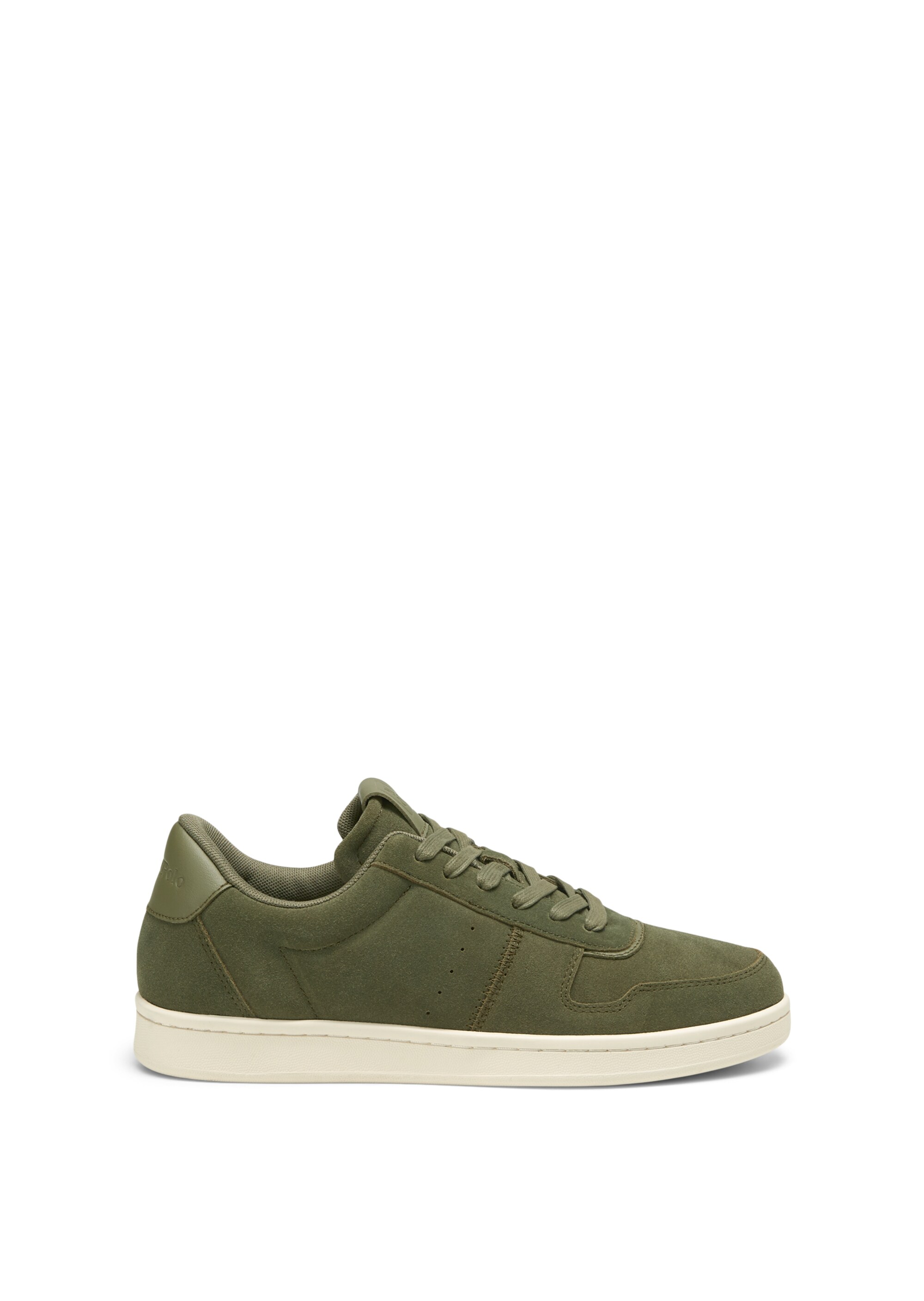 Sneaker aus softem Velours-Rindleder