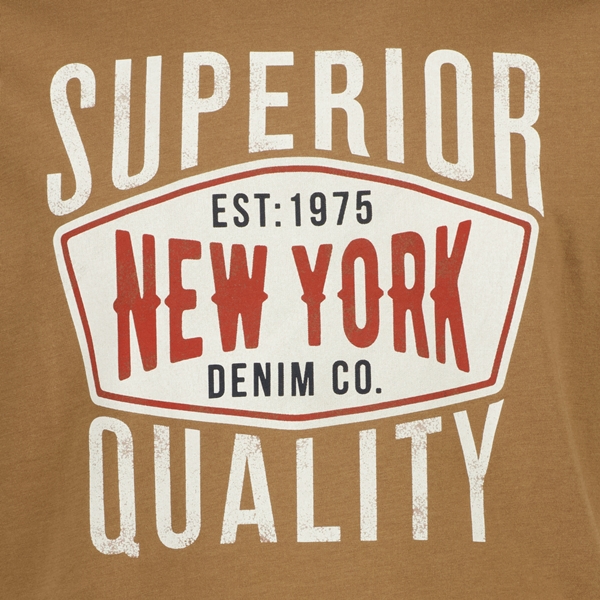 Produkt heren T-shirt bruin/camel
