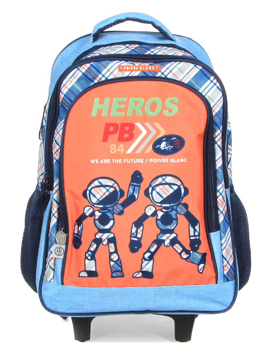 Sac À dos À roulettes Poivre Blanc Boy Robot