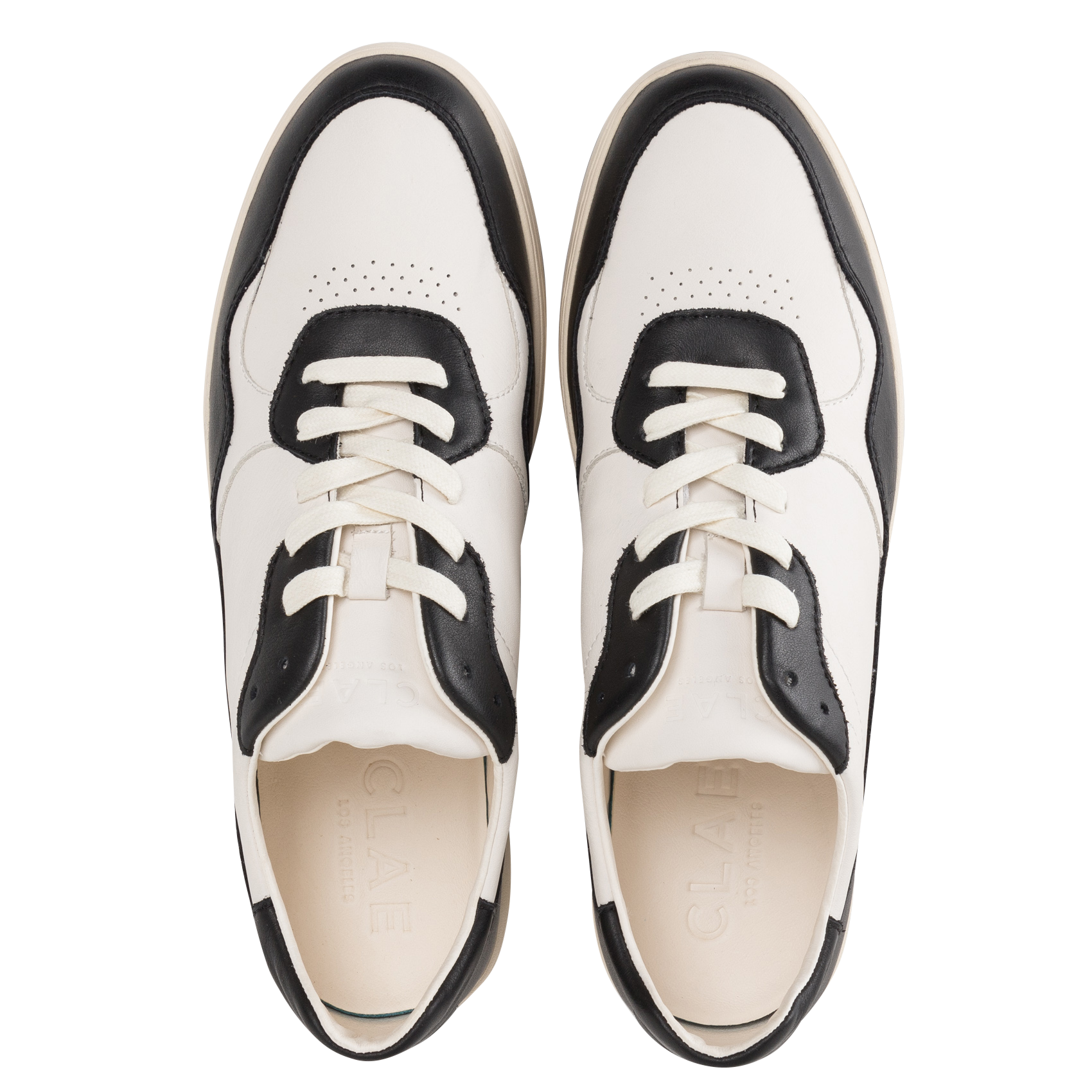 ELFORD - Baskets basses en cuir | Blanc
