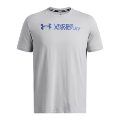 Under ArmourSliced Wordmark Short Sleeve - grau