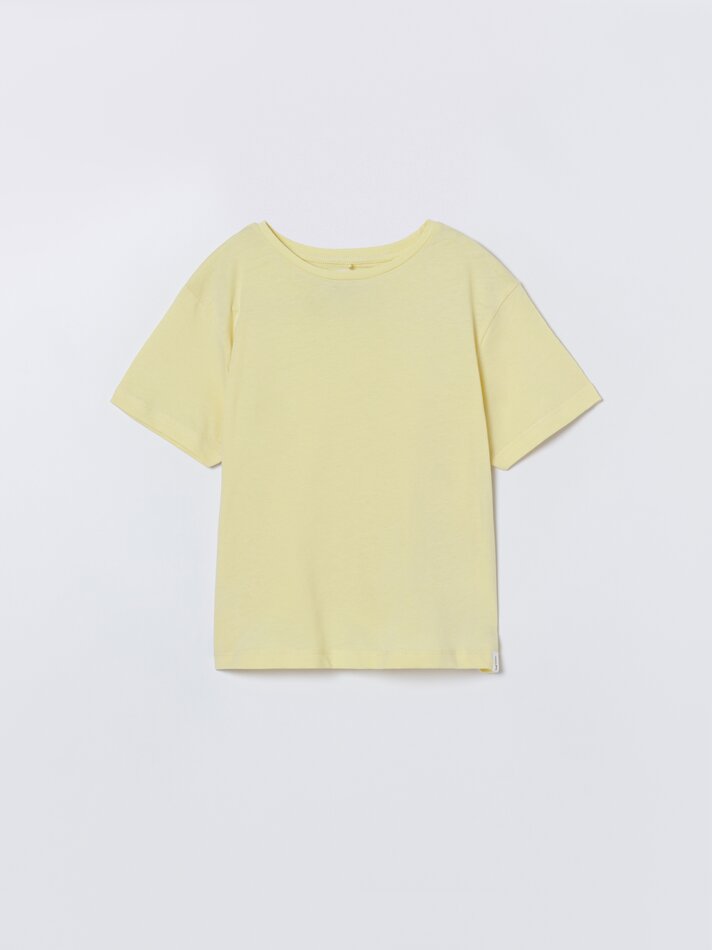 Pacote com 4 camisetas lisas de manga curta - Rosa Médio
