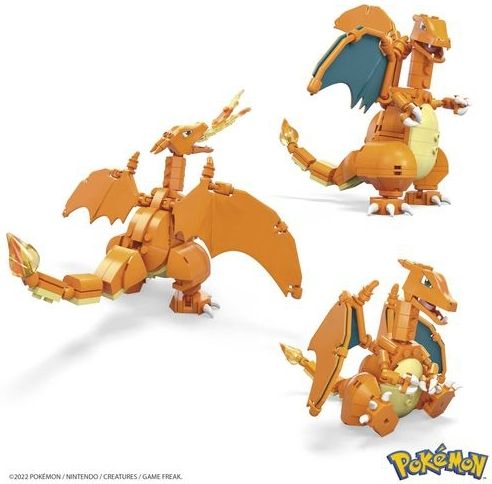 MEGA Pokémon Charizard - 222 blokken - Bouwstenen