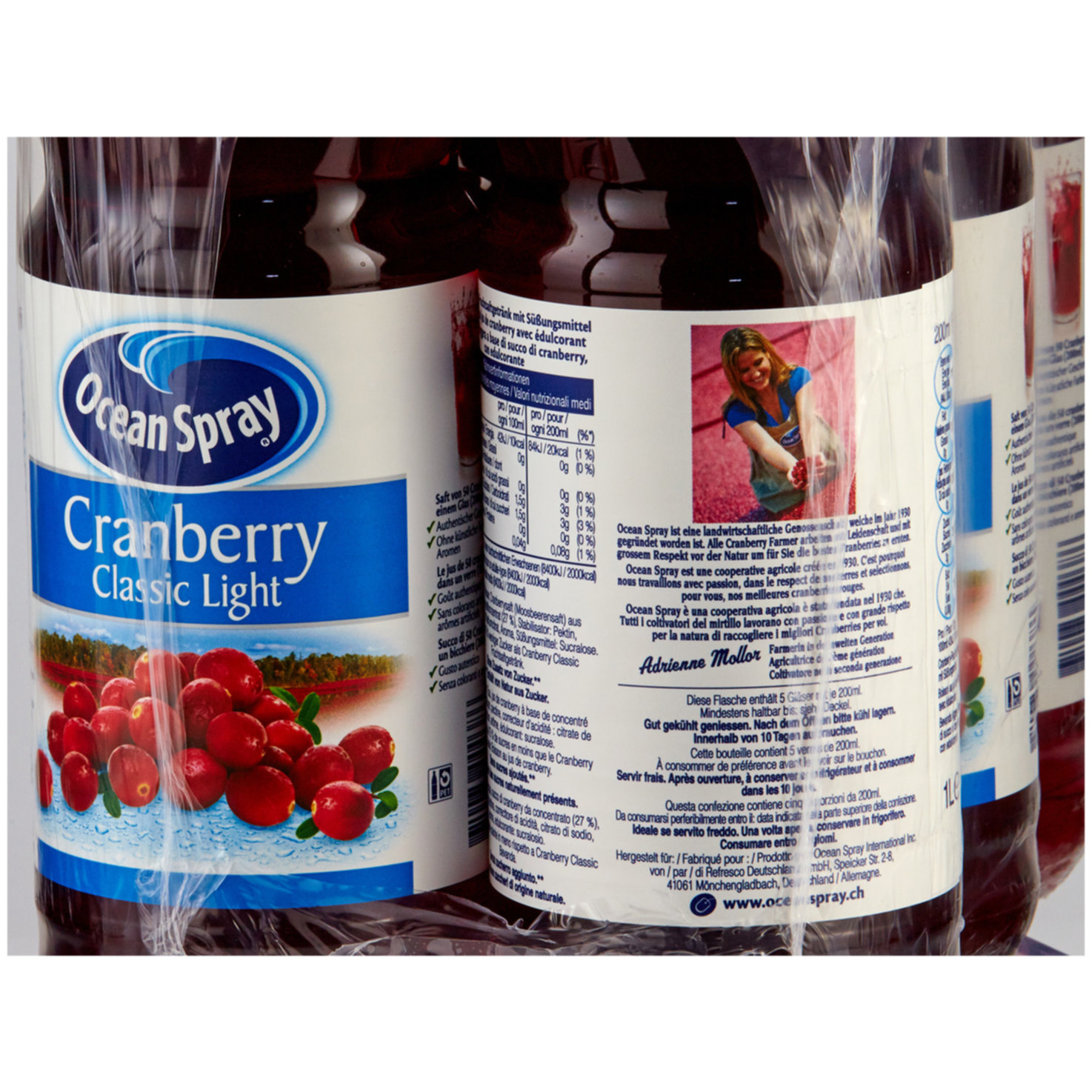 Ocean Spray Saft Cranberry light 6x1l
