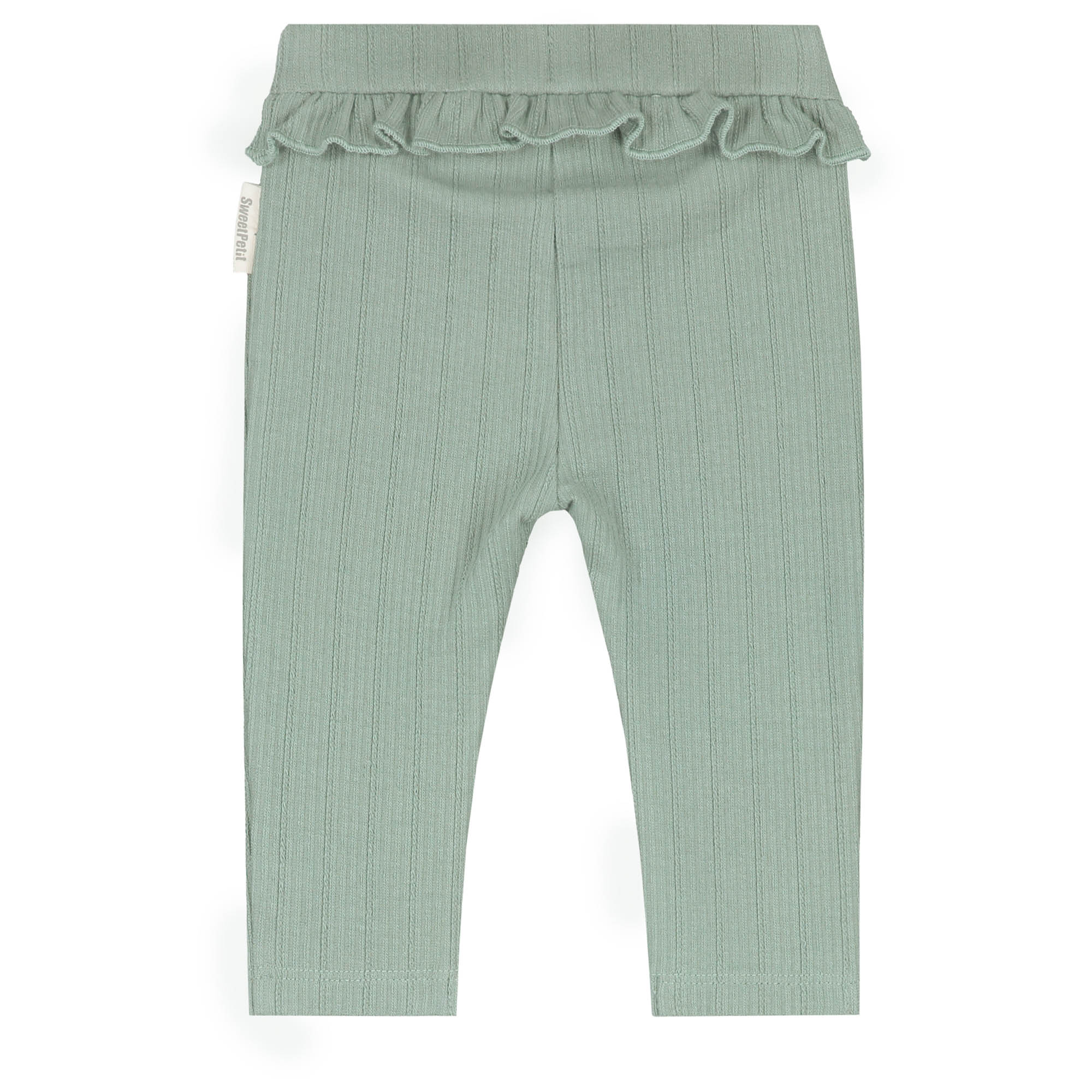 Sweet Petit baby legging Lotta  effen groen