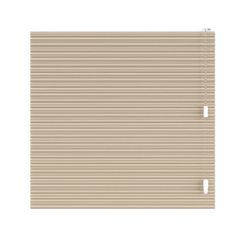 KARWEI dubbel plisségordijn gewoon raam 28639 beige verduisterend op maat