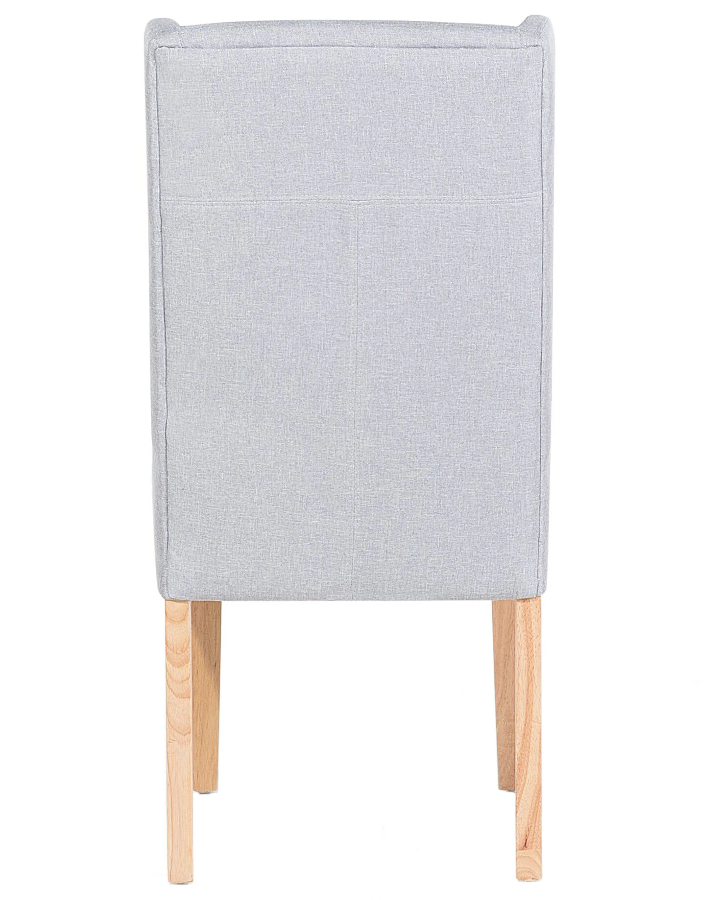 Set van 2 eetkamerstoelen CHAMBERS Katoen Lichtgrijs