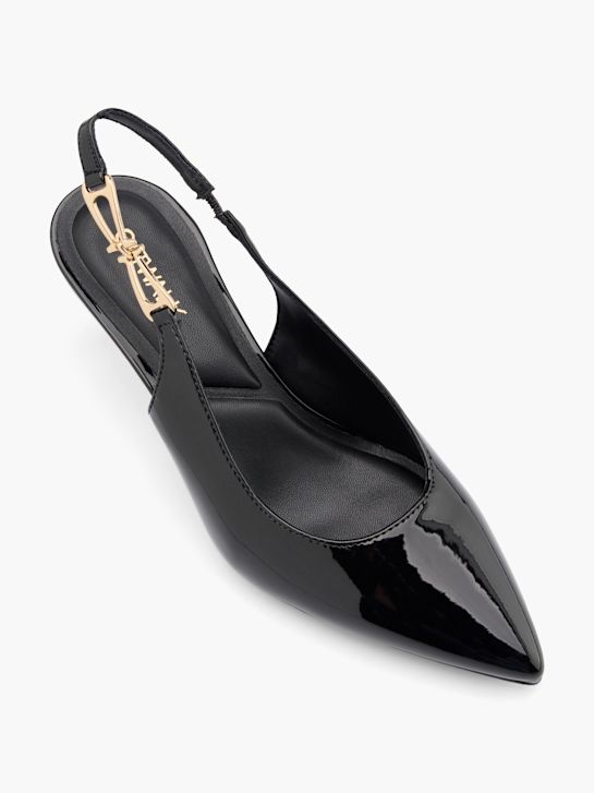 Catwalk Slingpumps Schwarz