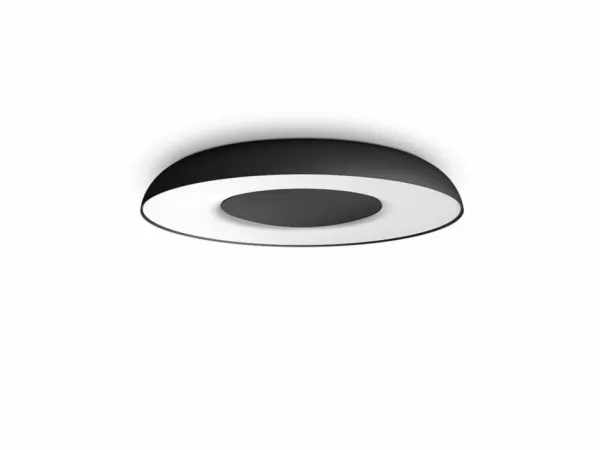 Philips Hue White ambiance Still - Loftslampe - LED - 22.5 W (tilsvarende 204 W) - klasse F - varmt til køligt hvidt lys - 2200-6500 K - rund - sort