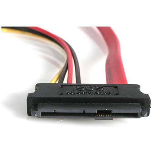 StarTech.com Câble Adaptateur SAS SFF 8482 vers SATA avec Alimentation LP4 - 46 cm