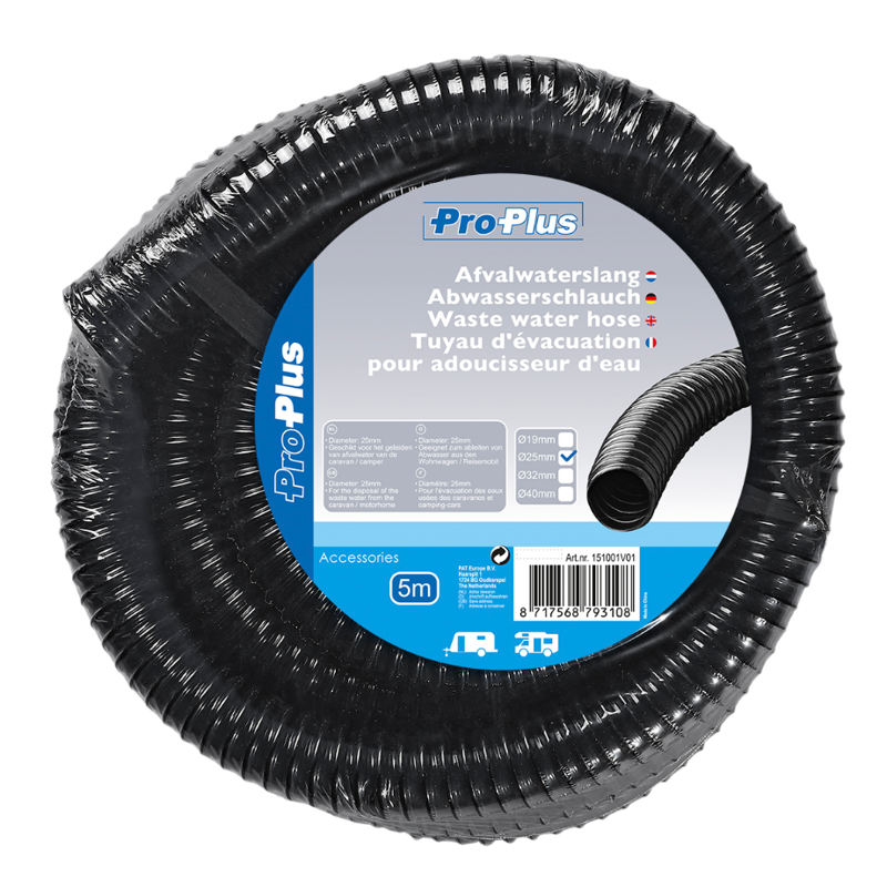 Afval waterslang 5m